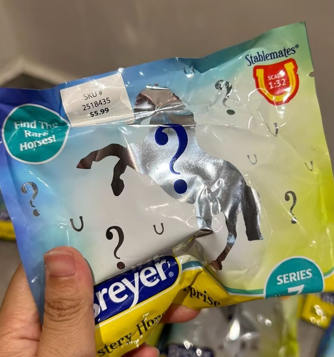 sunnytp233's tweet photo. Is there anybody know Breyer Mystery Horse Surprise *SERIES 7* ???
My friend found these on a Chinese shopping platform. She was curious about models inside, so I searched its product name and SKU number but found NOTHING. Is this a leak?
#breyer  #horselover #horse #horsemodel https://t.co/kWl1vSqyod