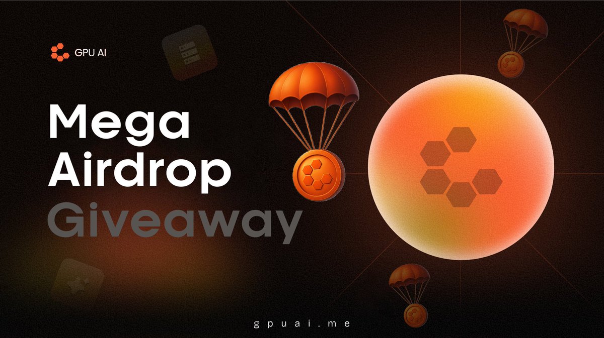 GPUAI_Coin's tweet photo. 🚀 GPUAI Official Airdrop Announcement

To thank the community and early supporters, GPUAI is about to launch an official airdrop event!

🎯 Airdrop Details

10 winners will be selected, and five additional active users will be selected as winners.

Each winner will receive $100 worth of points, which will be unlocked and redeemed for GPUAI tokens when the official token is released.

📝 How to participate

1️⃣ Follow and Like this post

2️⃣ Retweet

3️⃣ Comment and tag 3 friends

4️⃣ Fill in the form: [https://t.co/3ddx5eMsGW]

📅 Deadline: July 23, 2025 (UTC)

⚠️ Important Rules

Any fraudulent submission using robots and automated accounts is strictly prohibited and will be disqualified.

All submissions will be carefully reviewed to ensure fairness and justice.

After the token is released, the points will be unlocked and redeemable for GPUAI tokens.

Thank you for supporting GPUAI and working with us to create the future of decentralized AI computing!

#GPUAI #Airdrop #Web3 #Crypto #DecentralizedAI #Blockchain #FairLaunch