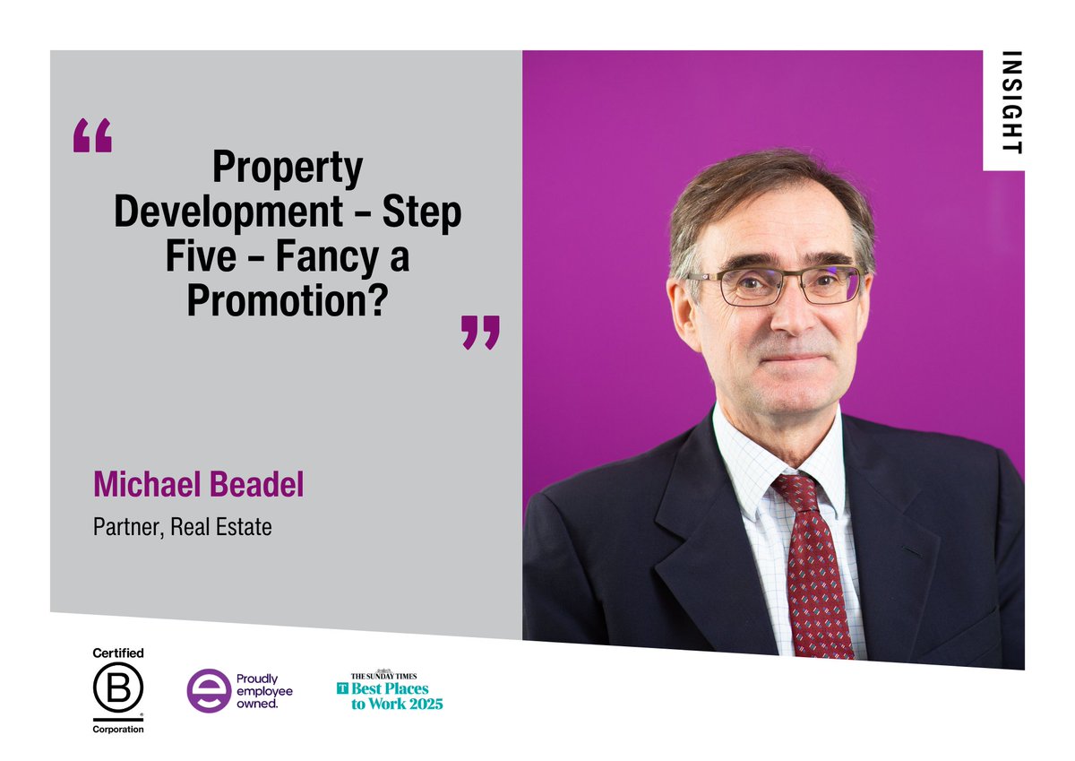 In our ongoing property development series from Real Estate partner Michael Beadel, we now look at Promotion Agreements 👇

stephens-scown.co.uk/real-estate/pr…

#PropertyDevelopment #PromotionAgreements #RealEstate