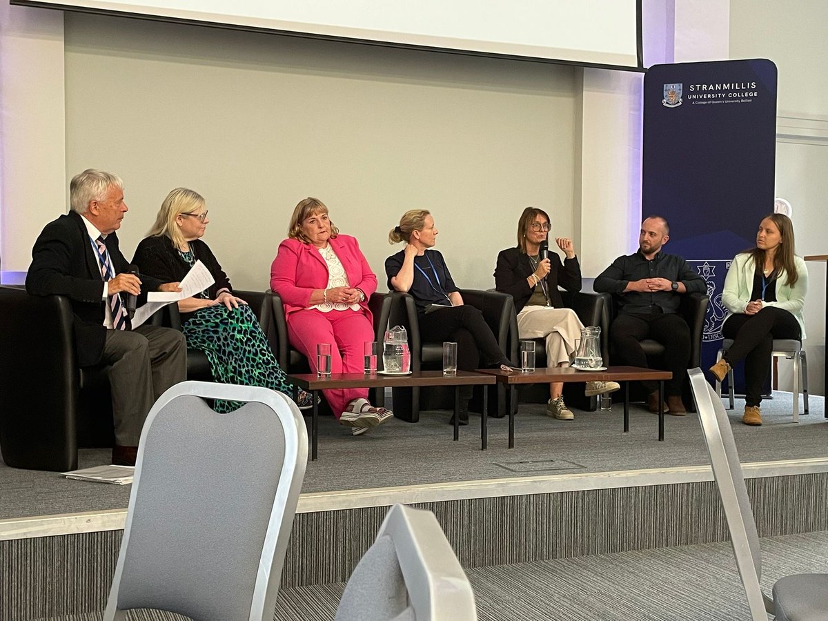 NAPCE1's tweet photo. The panel discussion is underway at the #NAPCE Belfast Symposium at
@stranbelfast
#PastoralCare #Education #Schools #ChildWelfare #StudentWelfare #Teaching #Teacher #mentalhealth https://t.co/sjWJ7Y5itY