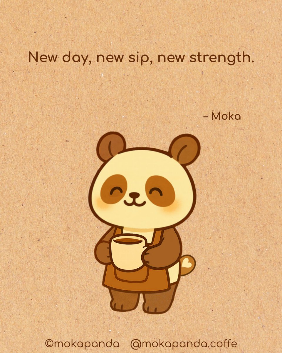 mokapandacoffee's tweet image. A new day is here.
Take a sip, take a breath—
and feel the strength slowly return. ☕🌅🐼

#mokapanda #NewDayNewSip #GentleStart