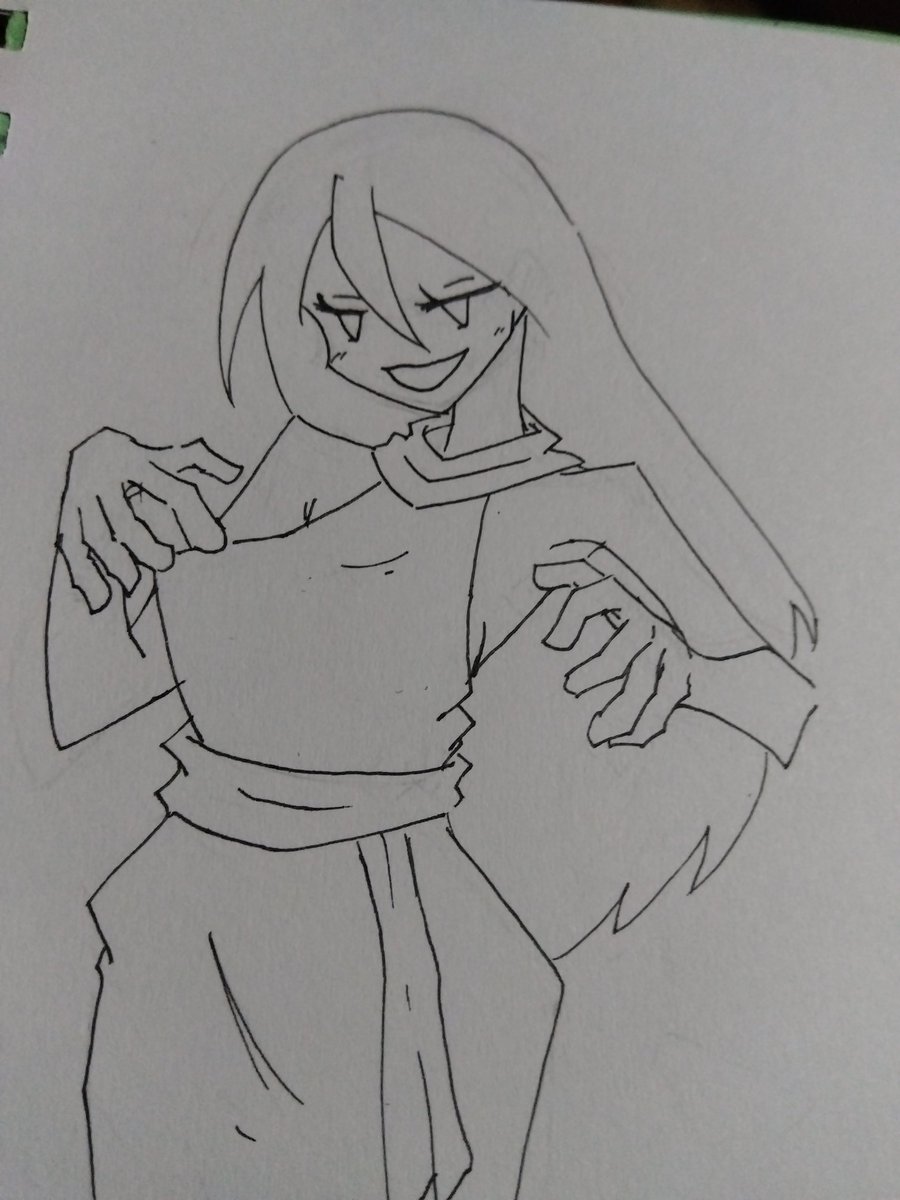 久しぶりの描き方。