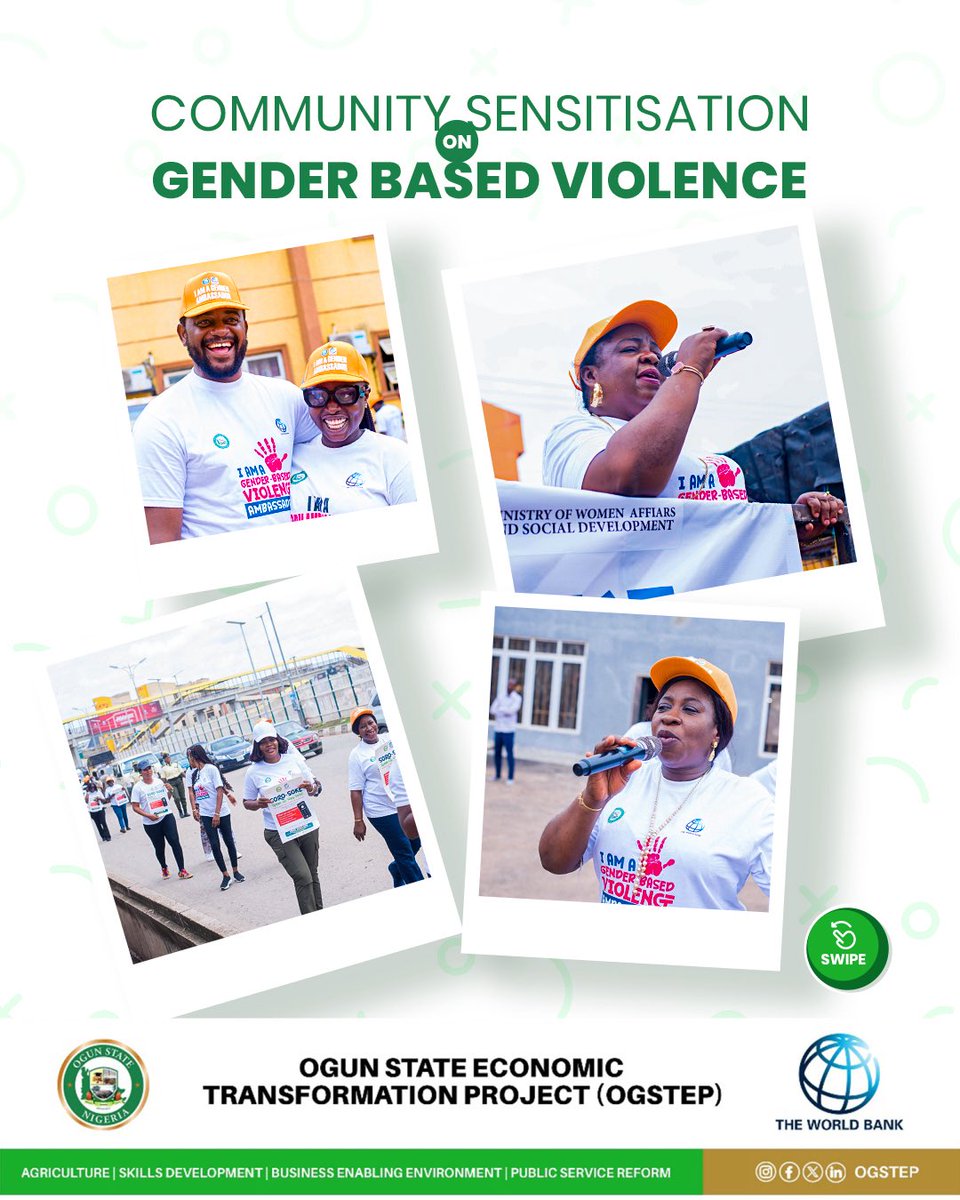 ogstep2020's tweet photo. Through our community sensitization effort on Gender Based Violence (GBV), we empowered people to unlearn harmful societal and gender-based norms.

We had walkthroughs and one-on-one conversations to enlighten people on what to report and how to report. https://t.co/H6T1PClwSF