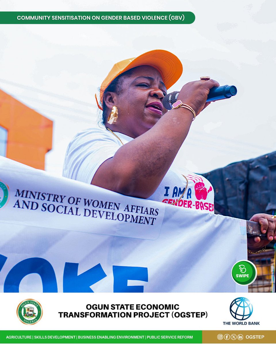ogstep2020's tweet photo. Through our community sensitization effort on Gender Based Violence (GBV), we empowered people to unlearn harmful societal and gender-based norms.

We had walkthroughs and one-on-one conversations to enlighten people on what to report and how to report. https://t.co/H6T1PClwSF