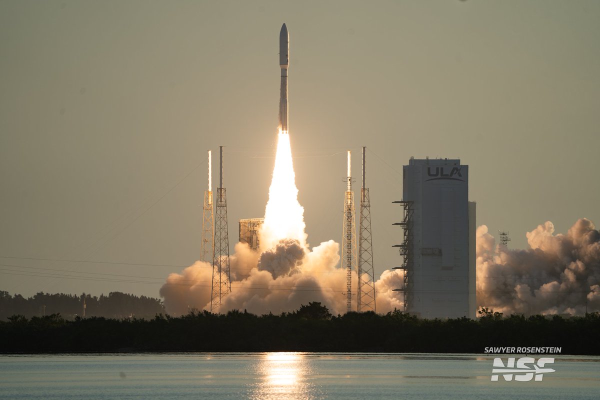 Sawyer R. (@thenasaman) on Twitter photo The sun isn't the only thing rising over the space coast as an Atlas V carrying 27 Kuiper Internet satellites bolted off the pad just before 7am EDT!
Miss the launch? Rewatch the <a href="/NASASpaceflight/">NSF - NASASpaceflight.com</a> broadcast: youtube.com/live/qZtIN4eWu… The sun isn't the only thing rising over the space coast as an Atlas V carrying 27 Kuiper Internet satellites bolted off the pad just before 7am EDT!
Miss the launch? Rewatch the <a href="/NASASpaceflight/">NSF - NASASpaceflight.com</a> broadcast: youtube.com/live/qZtIN4eWu…