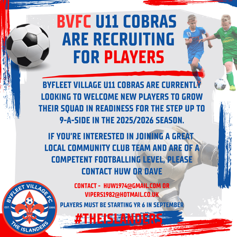 BYFLEETVILLAGEFC tweet media