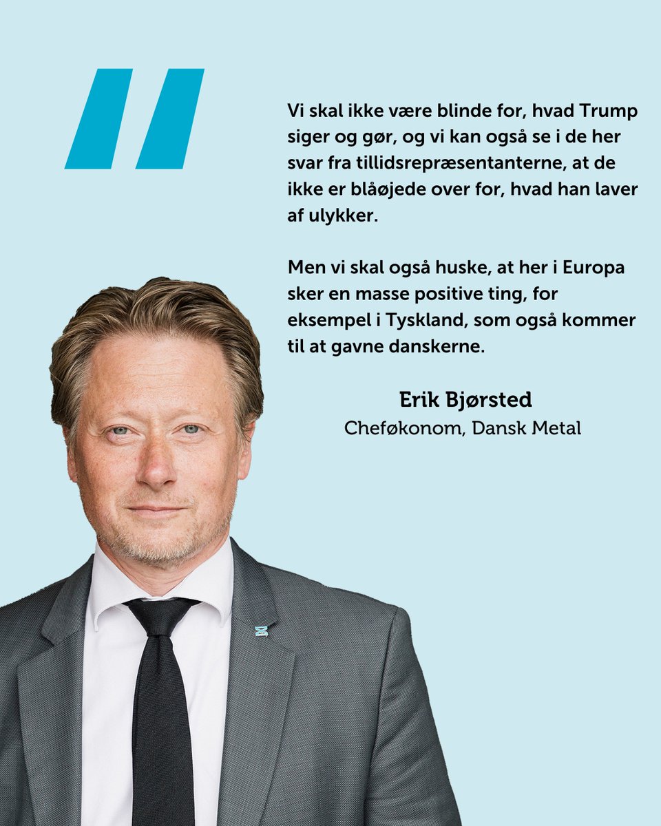 Danskernes sortsyn på dansk økonomi står i skarp kontrast til, hvordan tillidsrepræsentanterne på industrivirksomhederne ser på økonomien. 72% af tr’erne i vores nye undersøgelse vurderer, at den økonomiske situation på deres virksomhed er positiv: borsen.dk/nyheder/okonom… #dkøko