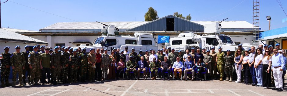 On Friday 20th June, USG DPO Mr. Jean-Pierre Lacroix visited #UNDOF. USG briefed UNDOF on the current situation &amp; thanked all UNDOF staff and contingents for their service. #Golan
