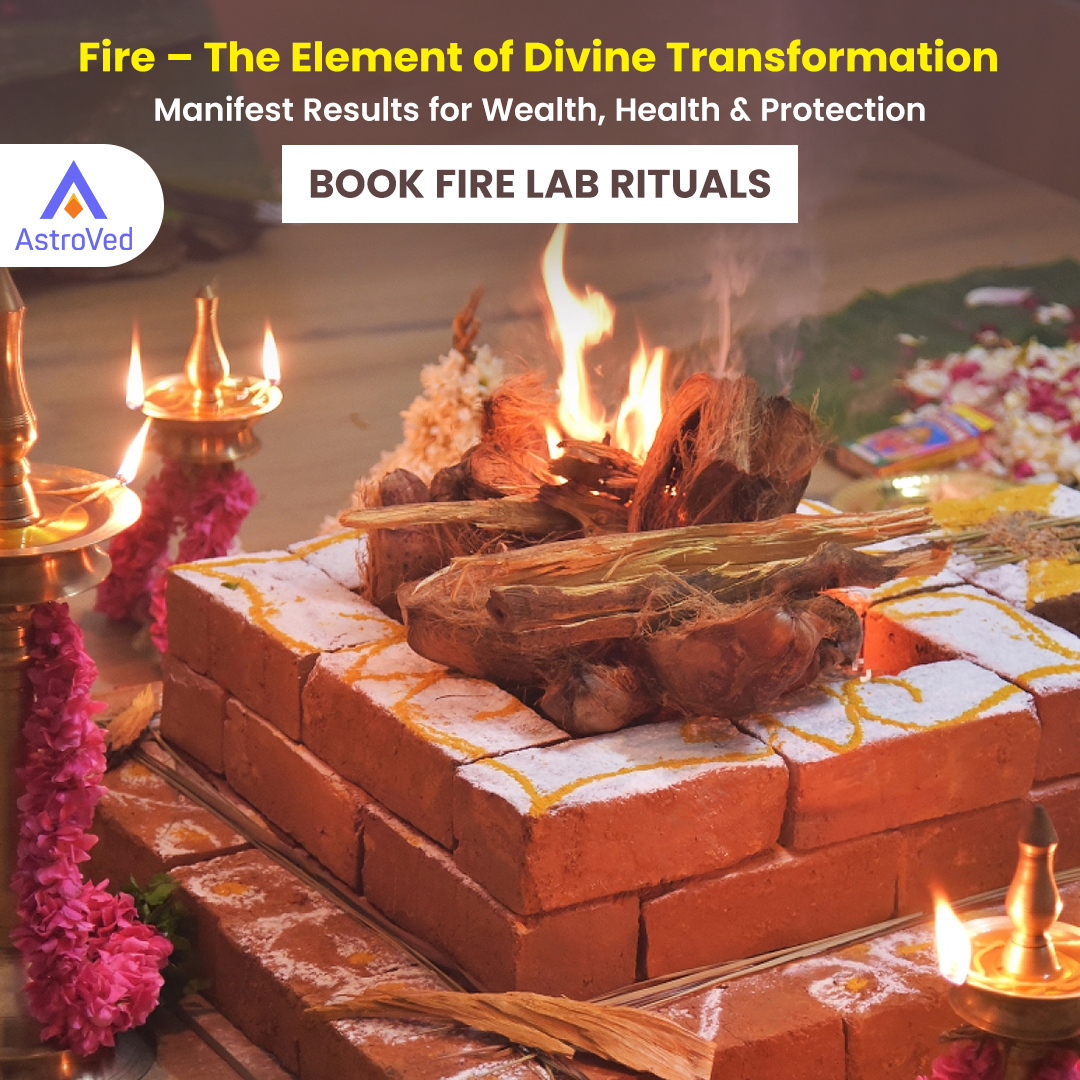 AstroVed's tweet image. #FireLab (#Homas) are the fastest shortcut to manifest results, especially for wealth, health, and protection. Plan your next divine event in 3 easy steps - Choose the ceremony, customize and conduct it. Book Poojas at Your Doorstep. bit.ly/4k6f9Ml