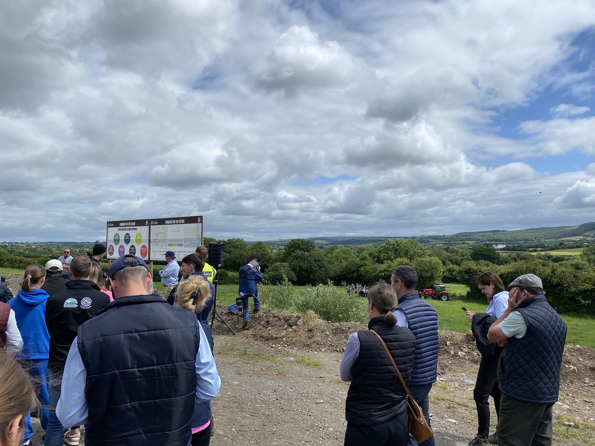 Jam packed here at the <a href="/tirlan_/">Tirlán</a> Farming for the Future event with over 300 farmers learning and exchanging info.

Huge thanks to Seamus Brennan and his family for the welcome on his beautiful farm.

Look up the <a href="/FarmingforWater/">Farming for Water EIP</a> EIP and your advisor to see what YOU can do.

🐮☘️