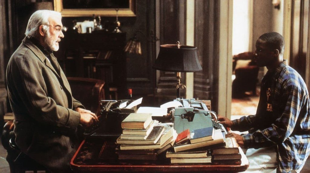 TheExtremeMusi1's tweet photo. @Gibboanxious After the Psycho fiasco, Gus Van Sant returned to his Good Will cheese with a follow-your-dreams drama, #FindingForrester. Thank god for Connery, his performance as a reclusive Salinger type, who writes on a typewriter throughout, and is what elevates this film above mediocrity. https://t.co/3Mo4NIS5ji