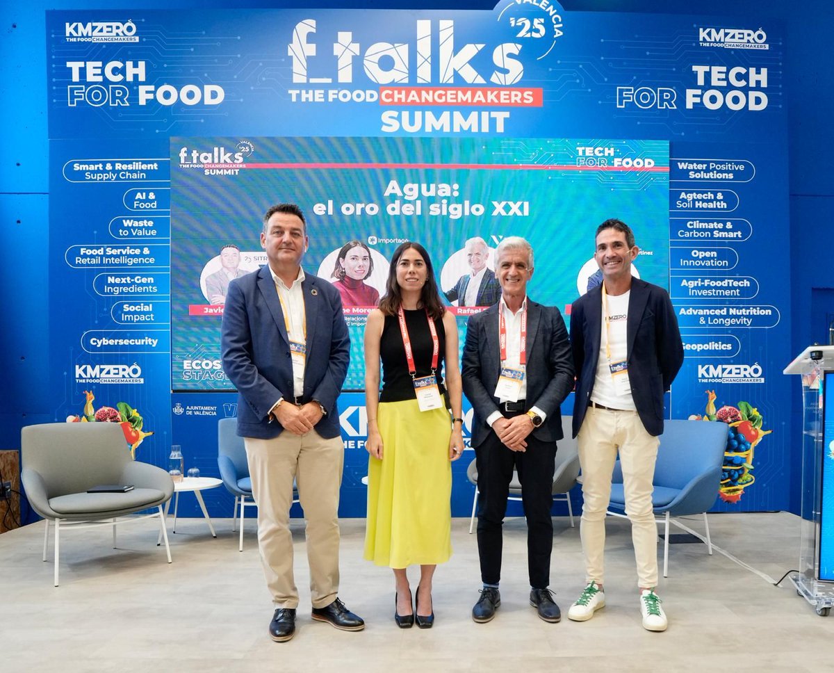 En #Ftalks2025, nuestra directora de Comunicación y RSC, Irene Moreno, compartió cómo en #Importaco apostamos por una gestión responsable del agua, clave para una agricultura más resiliente y una industria alimentaria sostenible.
#Sostenibilidad #Innovación #Agroalimentación