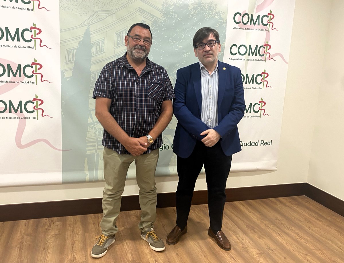 El Dr. <a href="/mrayo21/">Manuel Rayo</a> y Félix Rubio presidente de <a href="/fucicam/">Fucicam</a>  se reúnen para abrir nuevas vías de colaboración entre salud y deporte 🚴‍♂️🏥. Más info: ▶️Más info: bit.ly/4kNmwt6