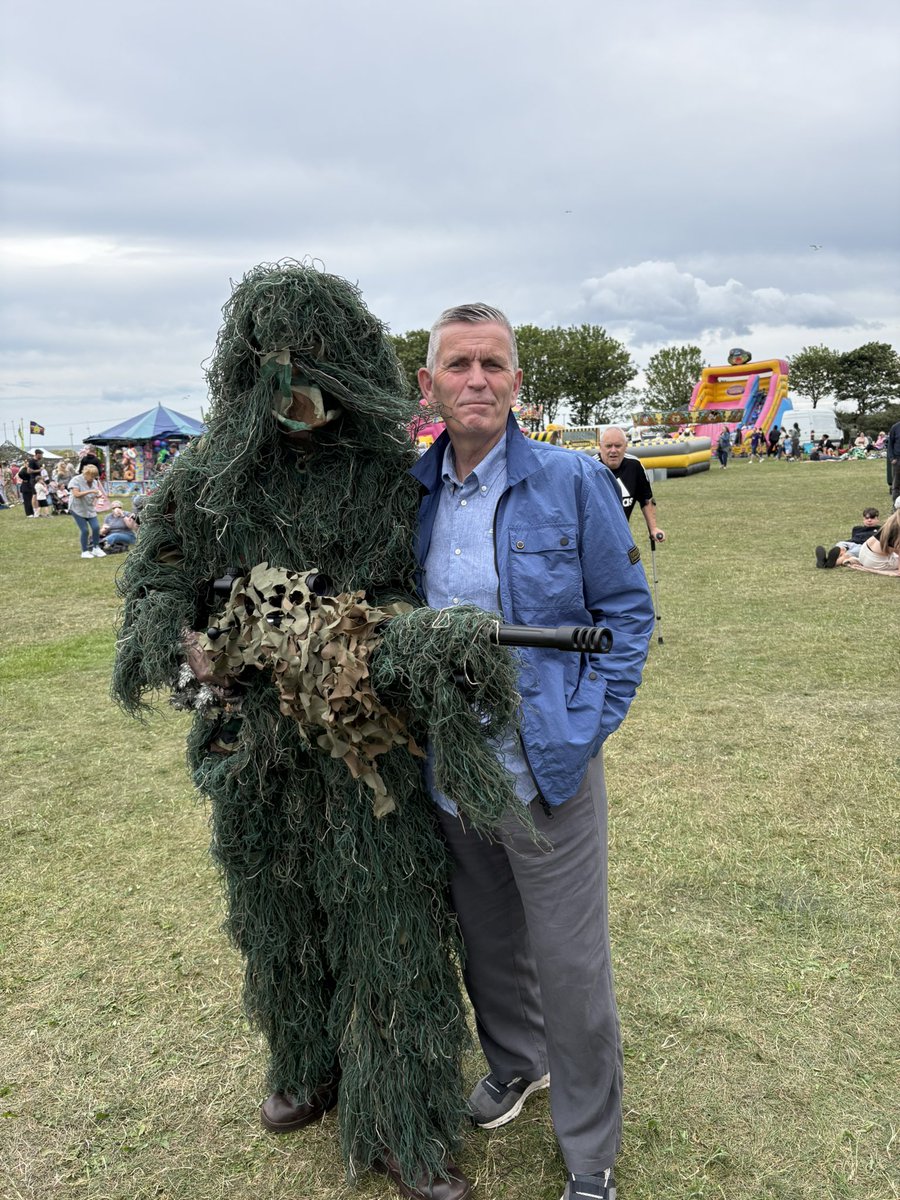 Yeah a great day at armed forces day at South Shields Bents