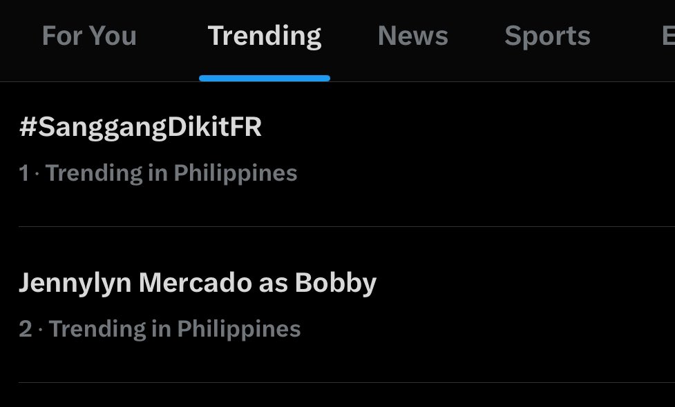 allaboutjennyln's tweet photo. Sa wakas tumaas na!!! Nag-number one din!
#FTBAJenDen
#SanggangDikitFR
Jennylyn Mercado as Bobby
Dennis Trillo as Tonyo https://t.co/5OCAz0HPpl
