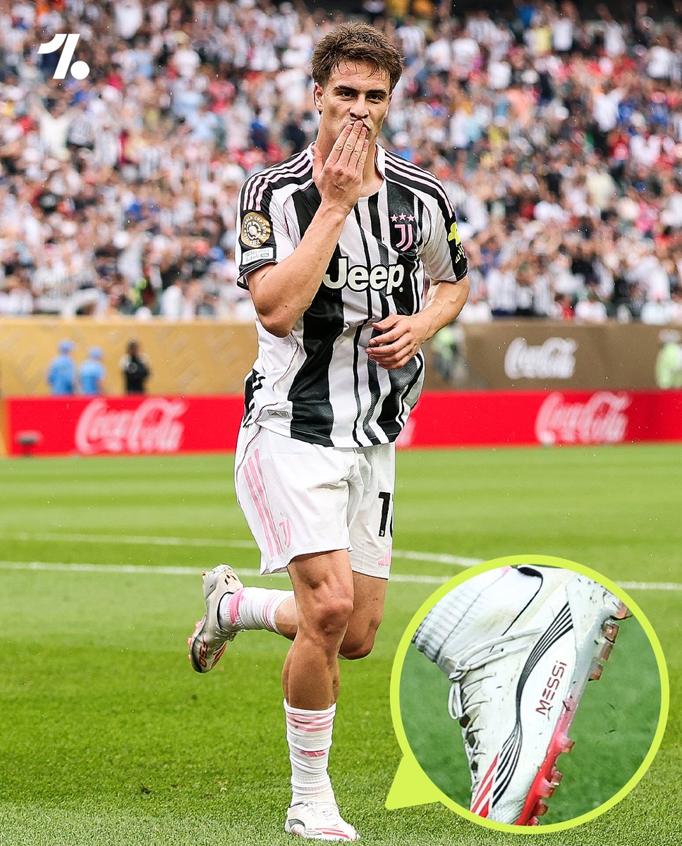 Kenan Yıldız wearing Lionel Messi's Adidas F50 'Prestig10' is iconic ⭐