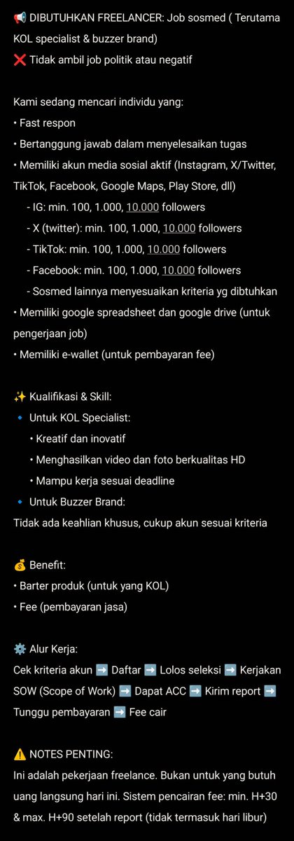 for more details 🤗🤗 jika berminat bisa langsung kontak ke wa.me/62895320941766 !!!