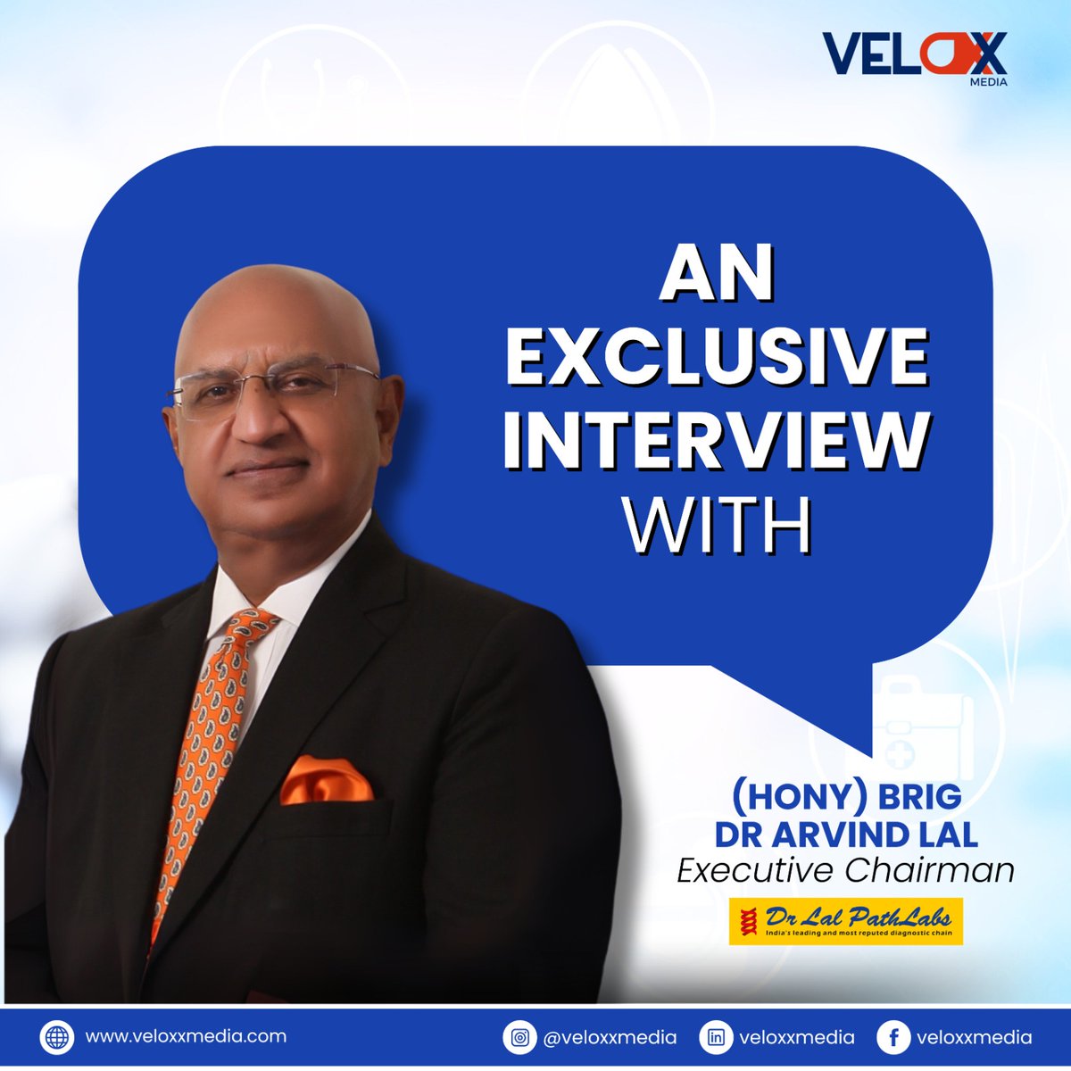 veloxx_media's tweet image. Dr. Arvind Lal, a Padma Shri awardee and industry trailblazer, has led Dr. Lal PathLabs through decades of technological advancement and expansion.  

Read More: veloxxmedia.com/powering-preve…

#LalPathLabs #Veloxxmedia

@lalpathlabs