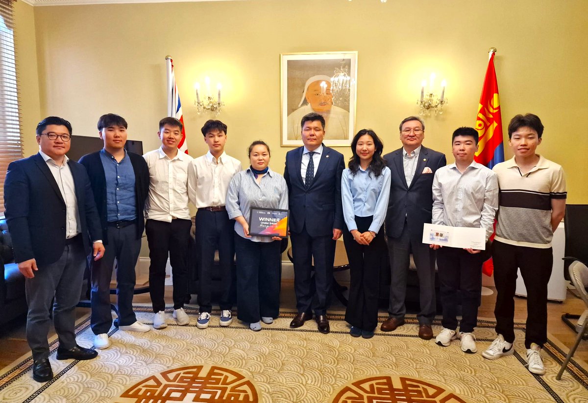 ШАТРЫН ҮНДЭСНИЙ ШИГШЭЭ БАГИЙН ТАМИРЧДАД БАЯР ХҮРГЭЛЭЭ
🇲🇳 mn.embassyofmongolia.co.uk/5702