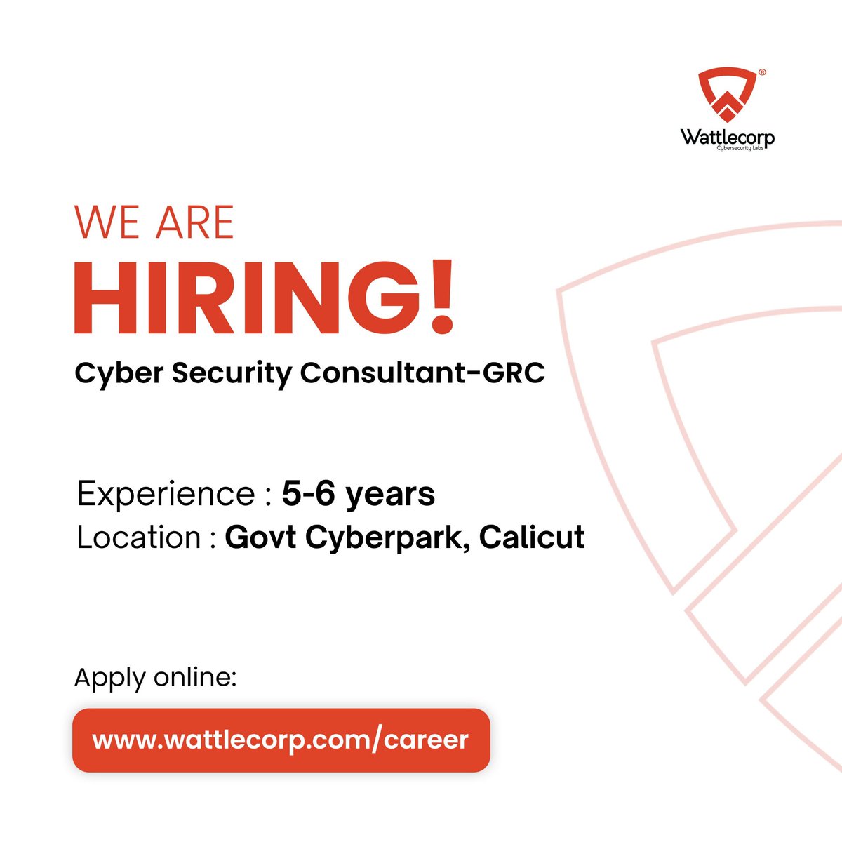 wattlecorp's tweet photo. We are looking out for a Senior GRC expert to assist companies in managing their cybersecurity risk. Be part of our mission to create a safer online world. Apply now!
#Jobvaccancy #SeniorGRC #Cybersecurity #Wattlecorp https://t.co/RHWK1Grb27