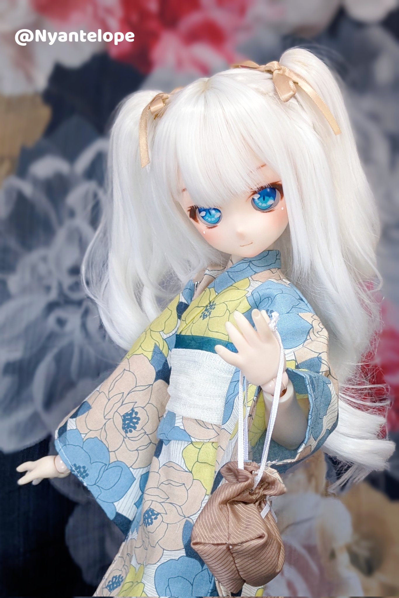 洋花のお嬢様浴衣セット(ピンク)【Nyantelope】 MDD 浴衣 【公式通販】