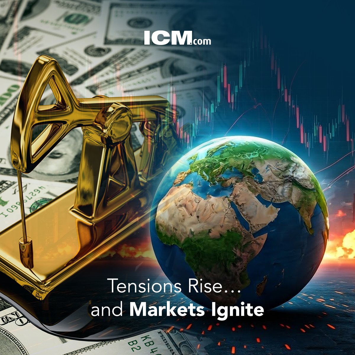 📊 Markets Open with Major Price Gaps!

Bullish and bearish gaps dominate the market open today, driven by breaking news and rising geopolitical tensions in the Middle East.

🟡 Gold surges toward $3,400
🛢️Oil nears yearly high at $78/barrel
💵 Dollar Index hits 98 level
⚡