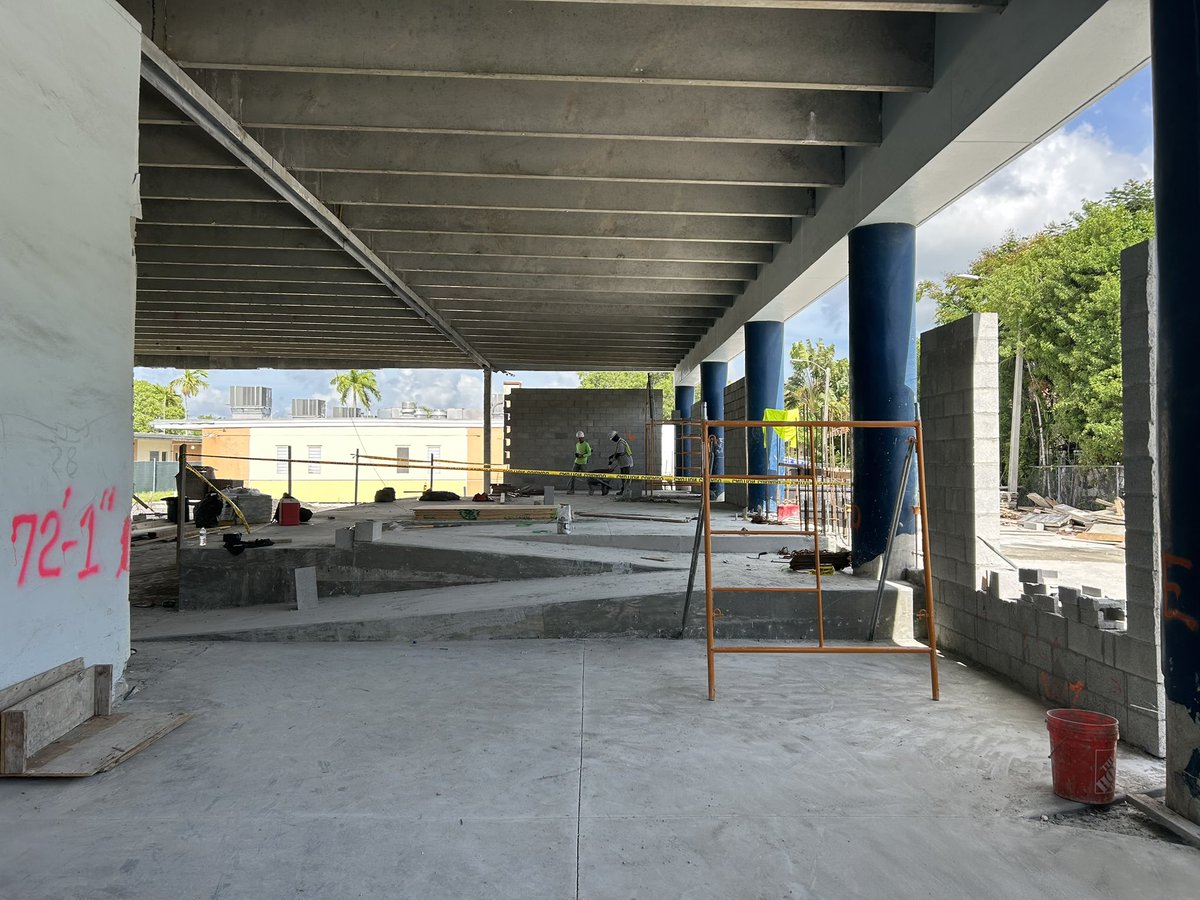 Office of School Facilities (@mdcpscapital) on Twitter photo Summer 🌞🔨 #MDCPSFacilities <a href="/westlakesprep/">West Lakes Prep</a> Construction Update! 🚧
Concrete pouring the stage area is finished 🔩We're currently reinforcing walls with blocks 🪟The framework for the window sills is being built 🛖The temporary roof installation is ✅ <a href="/ralo2565/">Raul Perez</a> <a href="/SuptDotres/">Jose L. Dotres, Ed.D.</a> Summer 🌞🔨 #MDCPSFacilities <a href="/westlakesprep/">West Lakes Prep</a> Construction Update! 🚧
Concrete pouring the stage area is finished 🔩We're currently reinforcing walls with blocks 🪟The framework for the window sills is being built 🛖The temporary roof installation is ✅ <a href="/ralo2565/">Raul Perez</a> <a href="/SuptDotres/">Jose L. Dotres, Ed.D.</a>