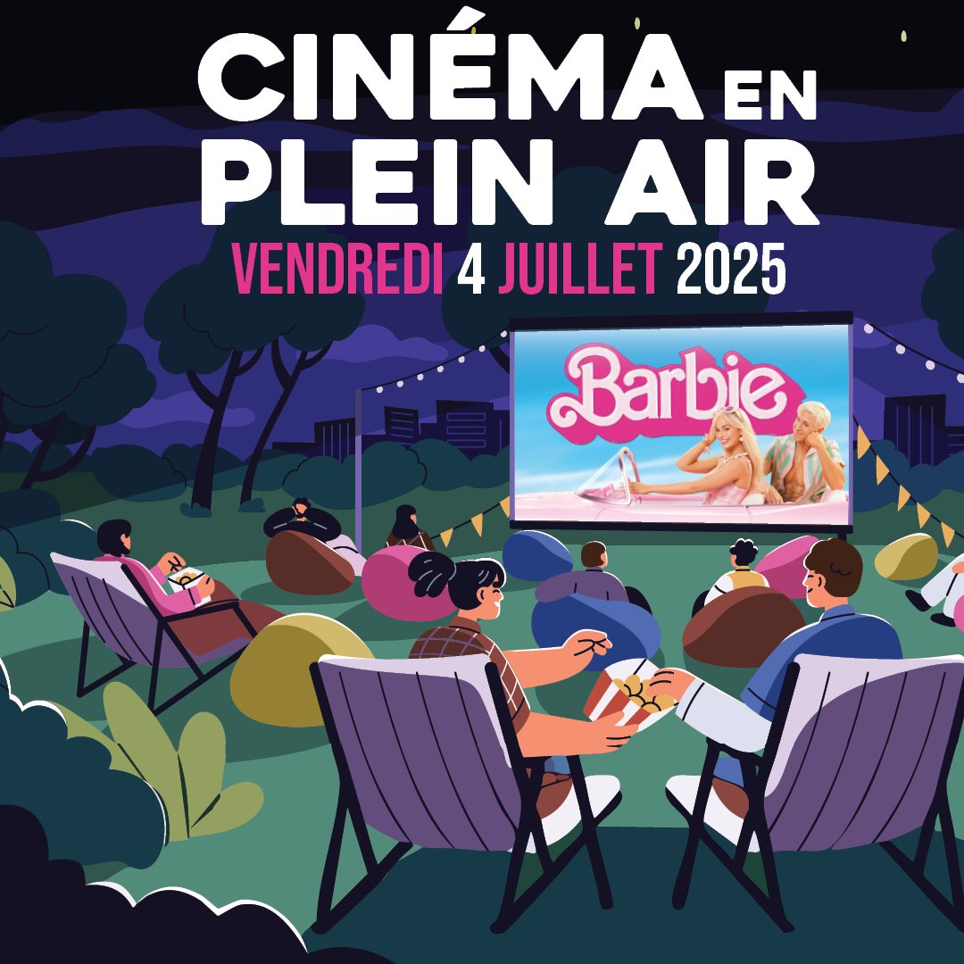 Le 4 juillet ciné en plein air spécial #Barbie 💕
 🧺 Pique-nique, visite de l’expo « I Hit You With a Flower – sugar-coated art with a punch » et ambiance lounge dès 19h
 🎬 Film à 22h30
 🎀 Dress code : du rose !
 📍 Parc Fondation des Artistes - Entrée libre
 
#BarbieLeFilm