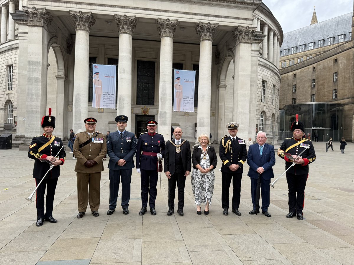 Dr Carl Austin-Behan OBE “Ozzy” 💙 (@carlaustinbehan) on Twitter photo Such an honour to represent <a href="/GMLO_UK/">GM Lieutenancy</a> for The Armed Forces Flag Raising Ceremony on Central Library <a href="/ManCityCouncil/">Manchester City Council</a> in Manchester with representatives from <a href="/RoyalAirForce/">Royal Air Force</a> <a href="/BritishArmy/">British Army 🇬🇧</a> <a href="/RoyalNavy/">Royal Navy</a> joined by <a href="/LordMayorOfMcr/">Councillor Carmine Grimshaw</a> check out events taking place 28/06 manchester.gov.uk/armedforcesday Such an honour to represent <a href="/GMLO_UK/">GM Lieutenancy</a> for The Armed Forces Flag Raising Ceremony on Central Library <a href="/ManCityCouncil/">Manchester City Council</a> in Manchester with representatives from <a href="/RoyalAirForce/">Royal Air Force</a> <a href="/BritishArmy/">British Army 🇬🇧</a> <a href="/RoyalNavy/">Royal Navy</a> joined by <a href="/LordMayorOfMcr/">Councillor Carmine Grimshaw</a> check out events taking place 28/06 manchester.gov.uk/armedforcesday