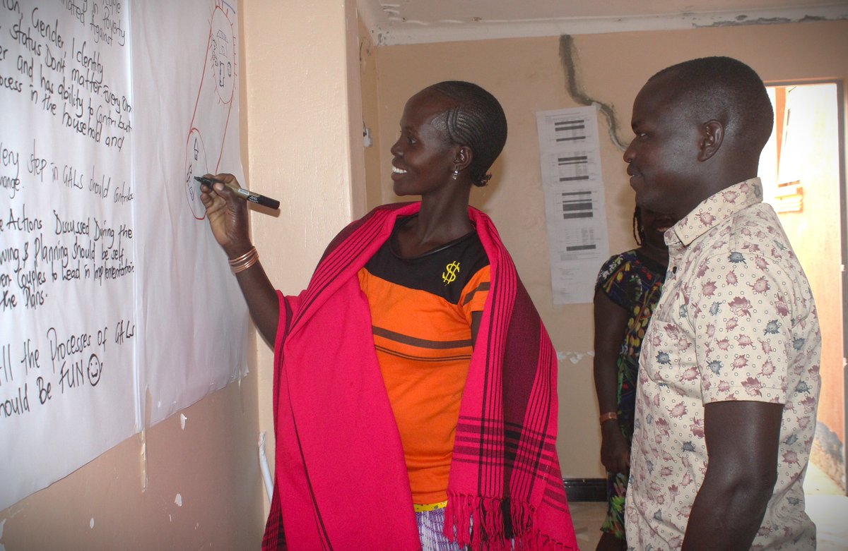 NAWOUga's tweet photo. Happening Now:With support from Goverment of Ireland in partneship with @OxfaminUganda,we  are conducting a 2-day training  for model couples in Looro subcounty,Amudat District.The  training is using GALS tools to promote shared decision making among Couples. https://t.co/s6EVWEuZs4