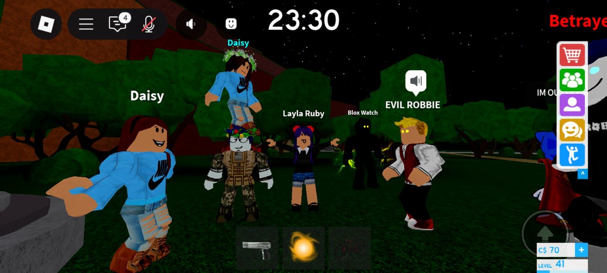 RobloxLaylaRuby's tweet photo. Two Blox Watch & Two Daisy
Evil Robbie is also part of Blox Watch too. You know he got controlled by Blox Watch in the movie ๐ฅฒ
#Roblox #RoleplayWorld #ObliviousHD #BloxWatch #EvilRobbie #Daisy #Guest1337 #TheLastGuest https://t.co/dk3SRq5Mr3