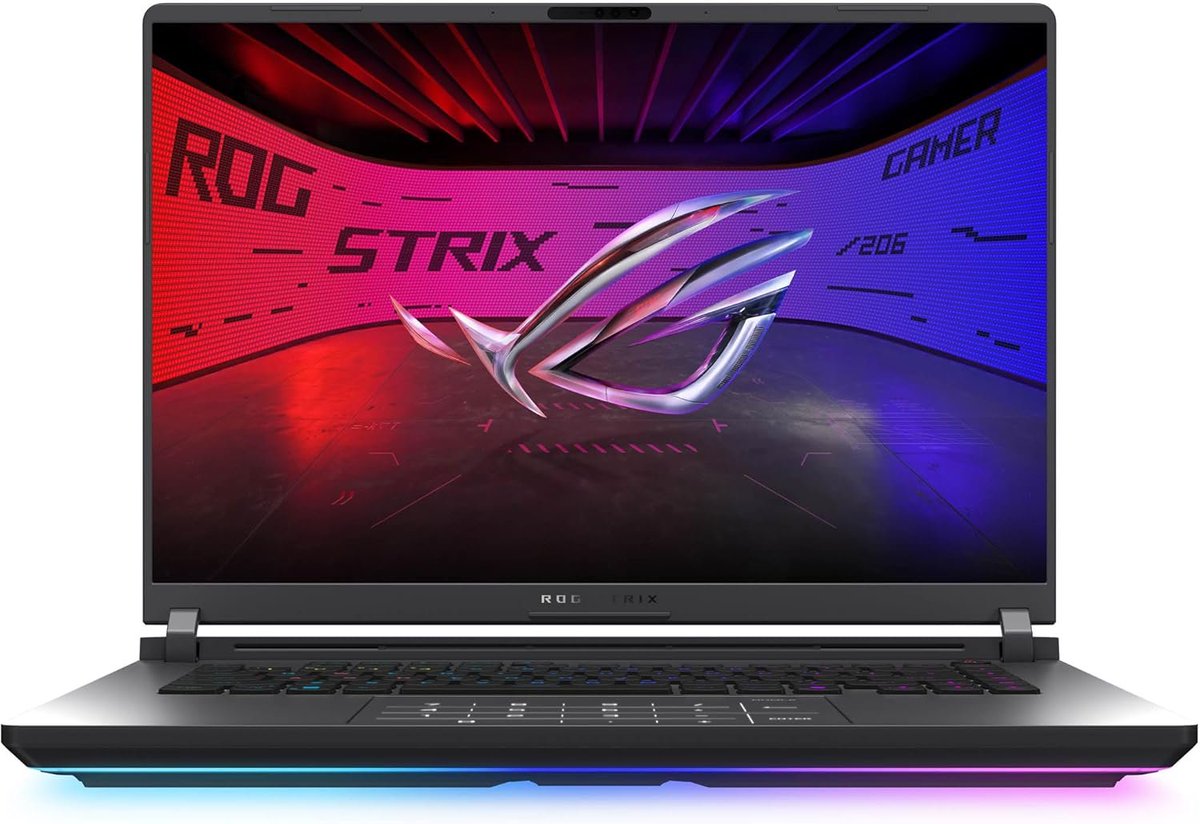 smarttechbrief's tweet image. ASUS ROG Strix G16 (2025) Gaming Laptop, 16” ROG Nebula Display 16:10 2.5K 240Hz/3ms, NVIDIA® GeForce RTX™ 5070 Ti GPU, Intel® Core™ Ultra 9 275HX Processor, 32GB DDR5, 1TB SSD, Wi-Fi 7, Win11 Home 
Deal Link: amzn.to/3G7M7Om
#laptopdeals #laptopsales