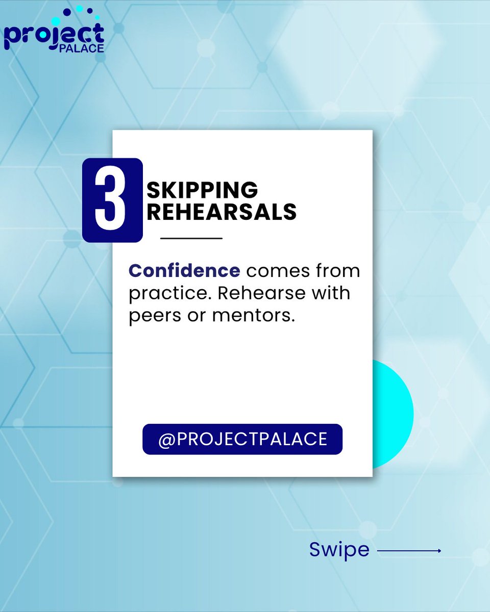 ProjectPalacePP's tweet image. Your defense isn’t just about your research — it’s about how you present it. Avoid these slip-ups:

#MondayMotivation #DefenseTips #ProjectPalace #AcademicSuccess #ResearchSupport #WhereProjectsFindLife