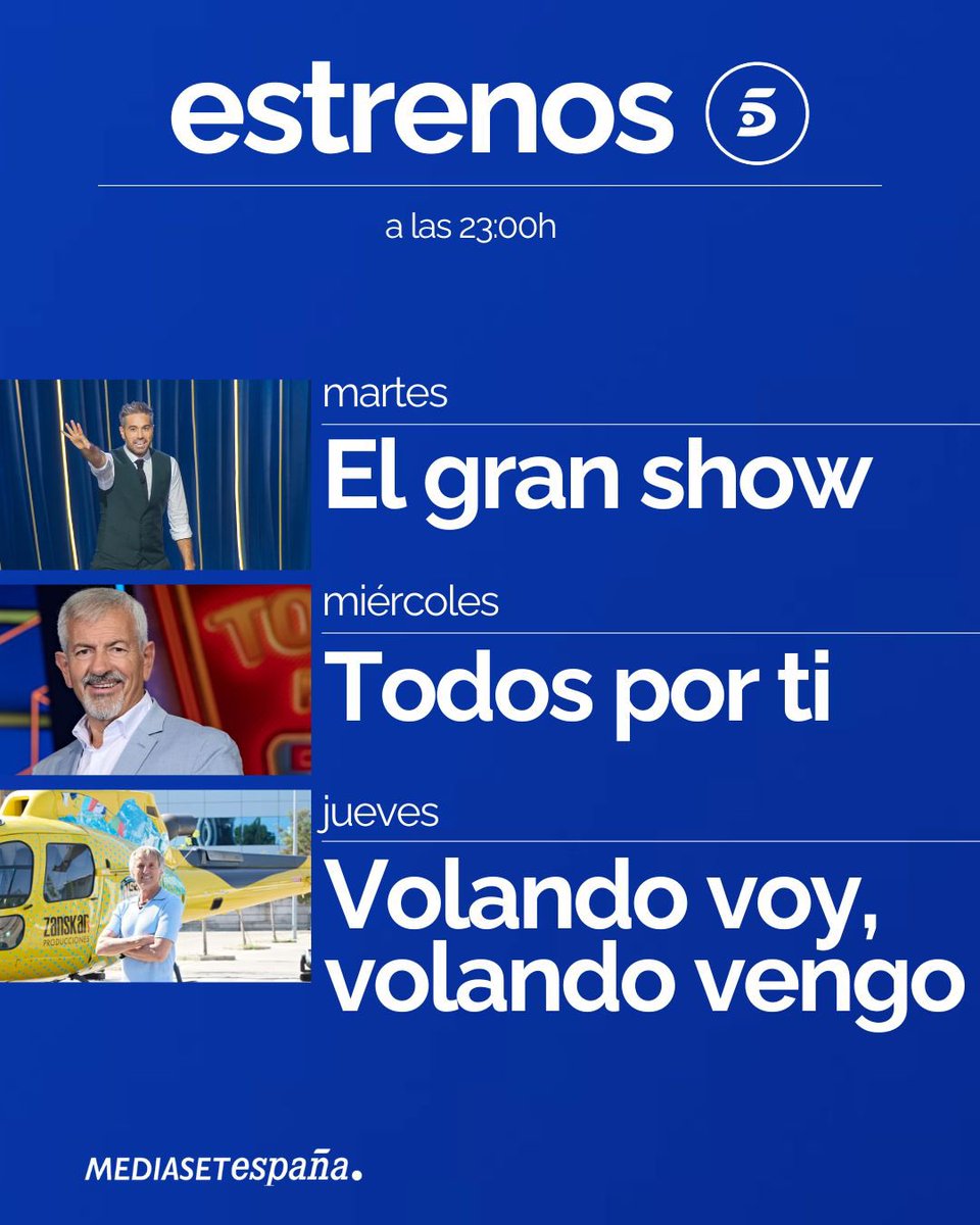 ✨ SEMANA DE ESTRENOS en <a href="/telecincoes/">Telecinco</a> ✨