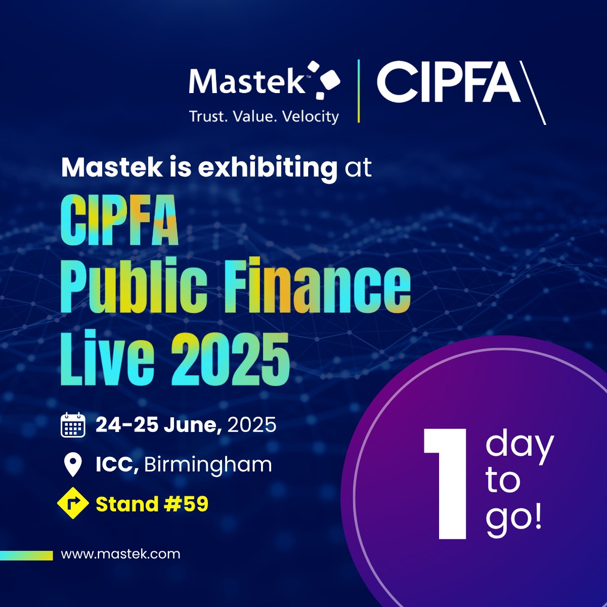 Mastek is excited to exhibit at CIPFA Public Finance Live on June 24-25 in Birmingham. Meet our experts at Booth No. 59 on both days at the ICC, Birmingham, to learn more about the newest advancements to enhance public sector operations and service delivery.
