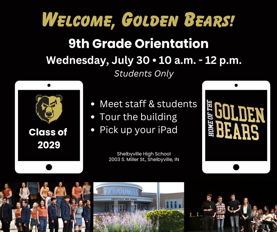 Incoming freshmen: We look forward to seeing you at Orientation on July 30!