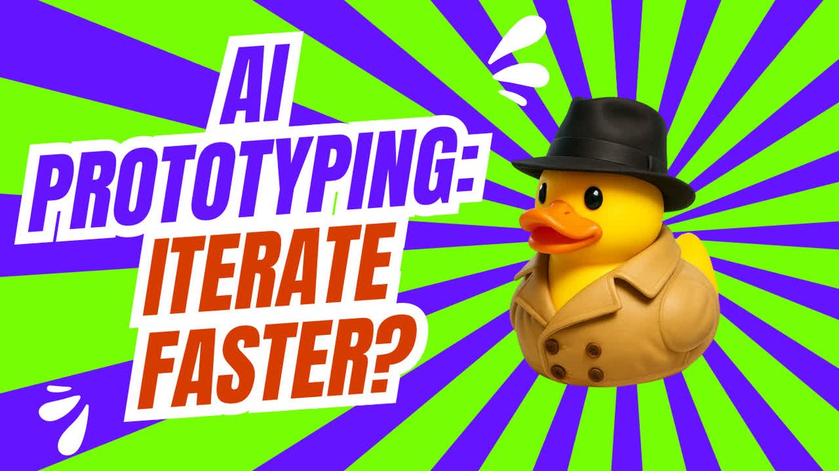 Does AI prototyping build the right thing faster or build the wrong thing faster? Double Agents share perspectives
youtu.be/0WTYaYUr-u4 

#VibeCoding #AgenticCoding #AIPrototyping