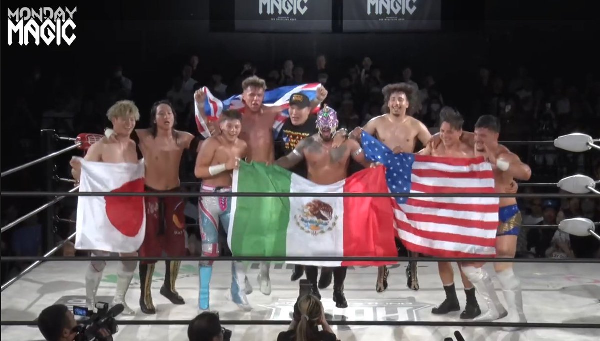 なんだこの多幸感！！

たまらんな

#noah_ghc
#MONDAYMAGIC
#wrestleUNIVERSE