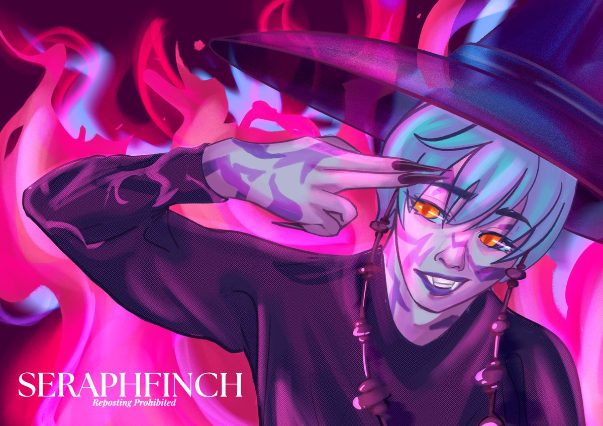 seraphfinch's tweet photo. “makin’ you a believer” #KPOPDEMONHUNTERS #sajaboys #HUNTRIX #kpopdemonhuntersfanart https://t.co/bMrJ5fmWX7