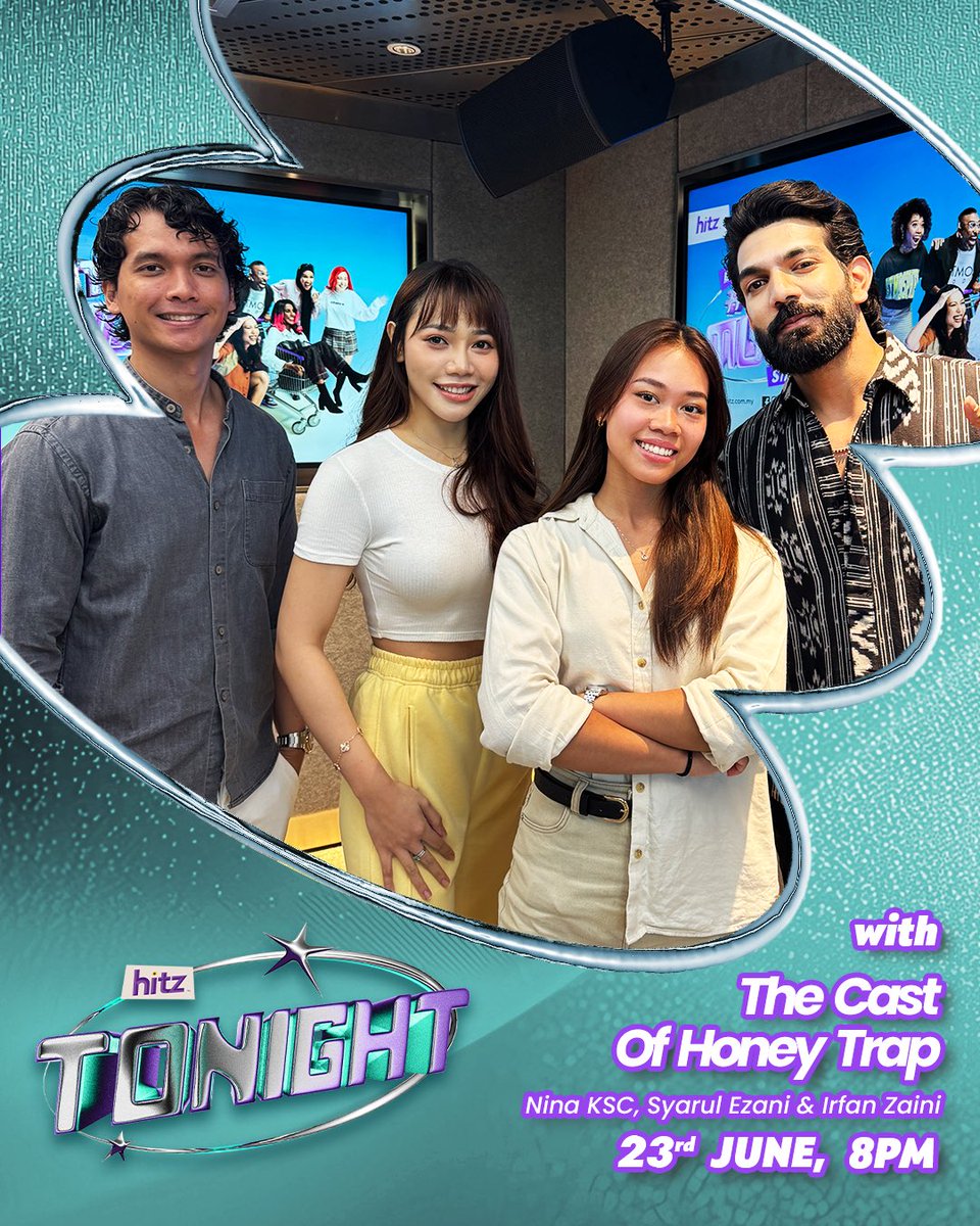 🎬 We’ve got the cast of Honey Trap on #HITZTonight with Dhabita! 🎙️🔥
Spill the secrets, bring the drama, and catch all the vibes 👀💥

🎧 Tune in live on hitz.com.my or stream it on the #SYOK app! 📻⚡

@astroshaw #HoneyTrap #AstroOriginals #HITZ