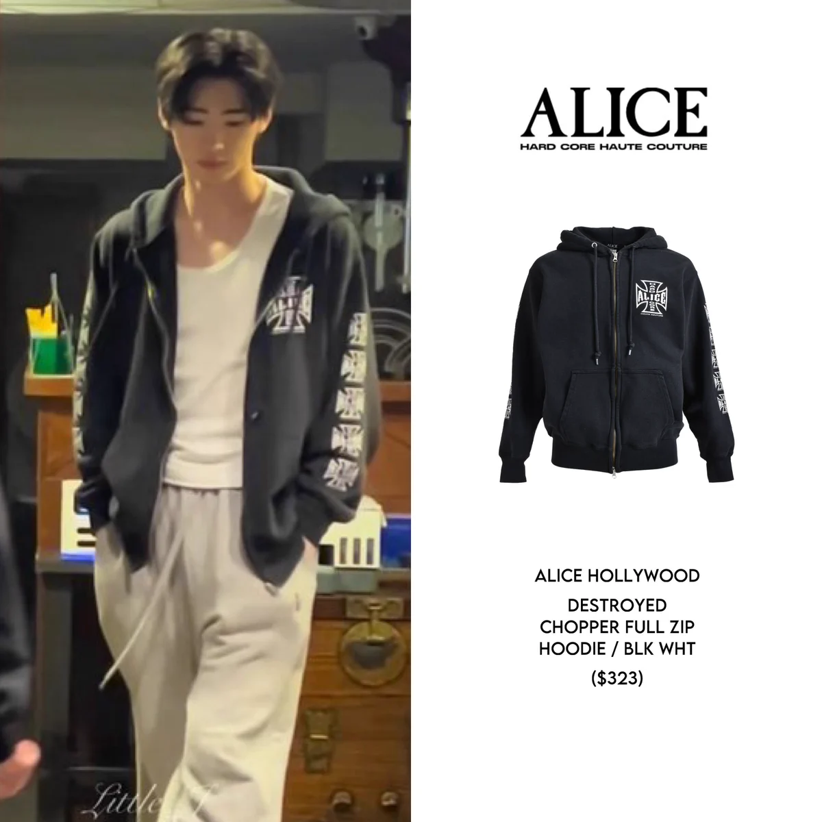 トップス ALICE HOLLYWOOD DESTROYED ZIP HOODIE s GuIFS-sXYAAPN-7?format=webp&