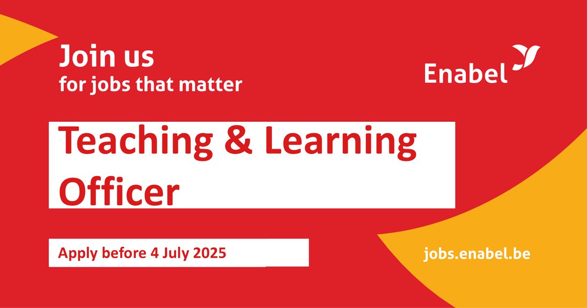 📢 We're hiring!

Join us as a Teaching &amp; Learning Officer in Arua (West Nile region).
In this role, you’ll:
🎓 Lead teacher training, coaching &amp; mentoring to improve pedagogy
🏫 Promote gender-responsive, safe &amp; inclusive learning environments
🤝 Support school leadership &amp;