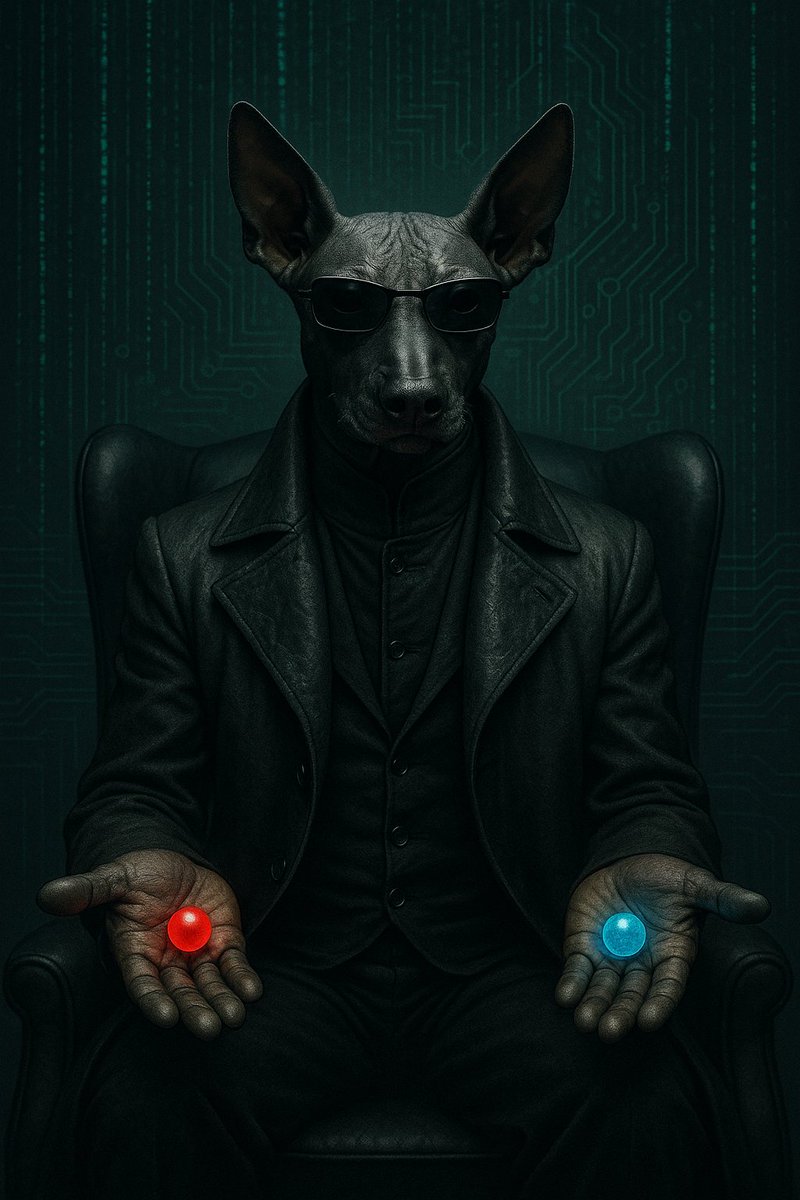 xolosArmy's tweet photo. 🔴 or 🔵?
The choice is yours, XolosArmy.
One leads to the ordinary world…
The other, to the ancestral truth of the Xoloitzcuintli.
🐾💊 #Web3 #XolosArmy #ChooseWisely #Xoloitzcuintli #MemeMatrix
Visit https://t.co/m0cS3T9Nz3 https://t.co/GkrYGCoSsq