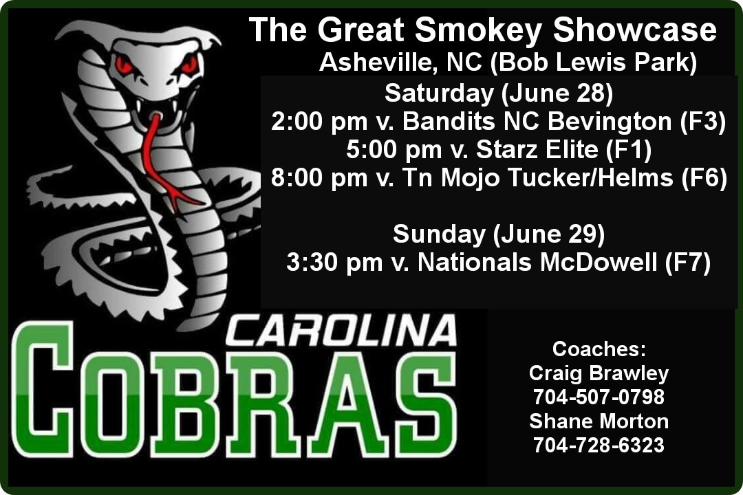 Can't wait for the Great Smokey Mountain Showcase in Asheville NC this weekend!