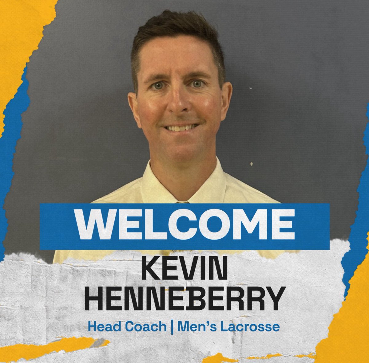 GCCSports's tweet image. 🎉 Welcome Coach Henneberry! 🥍
We’re excited to announce Kevin Henneberry as the new Head Coach of Genesee Men’s Lacrosse! He’s a proven leader with a passion for developing student-athletes on and off the field.
Let’s give him a warm Cougar welcome! 💙💛 #CougarPRIDE