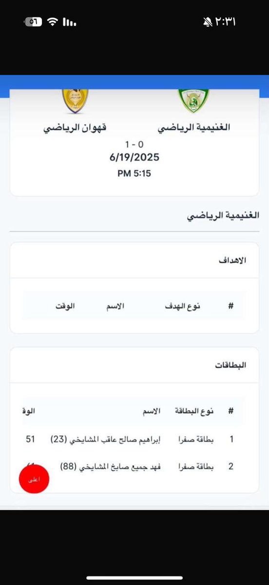 sabik_nabi93307's tweet photo. ماذا يحدث في دورة نادي جعلان التابعة لبرنامج دوري الهواة ( شجع فريقك )؟؟
في سابقة غريبة ومثيرة للجدل
قرار صادم ومجحف من لجنة المسابقات التابعة لنادي جعلان بسحب نقاط فريق الغنيمية وإعتباره خاسرآ بنتيجة3/0 أمام فريق المنجرد وذلك بإعتبار مشاركة لاعب الغنيمية ( عدي جميل تعيب المشايخي https://t.co/frSNvqM5jt