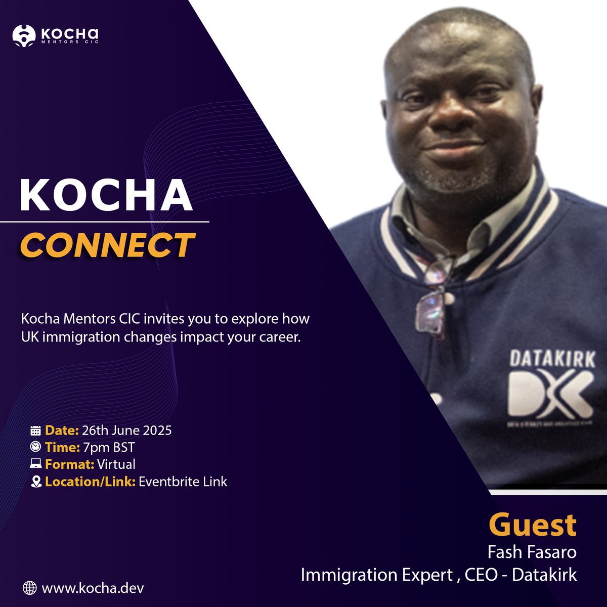kochamentorscic's tweet photo. Join Kocha Mentors CIC for a powerful session on how the UK Immigration White Paper could reshape your career path.
Don’t miss out your next career breakthrough starts here.
Registration link is in the bio.
#CareerGrowth #UKImmigration #KochaMentors #Datakirk #TechIncubator https://t.co/fqMaCbti0q