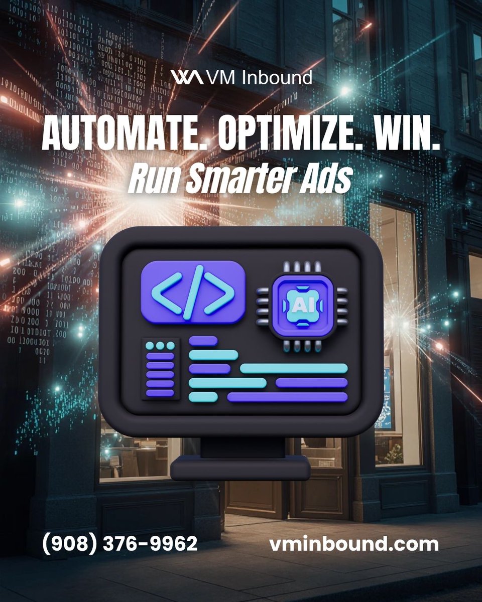 VMinbound's tweet image. ⚙️ Don’t just launch ads — optimize them in real-time with the power of AI. 💥📈

🔗 Link in bio!

#AdAutomation #AIForMarketing #DigitalAdsDoneRight #StartupGrowth #MarketingStrategy #OptimizeWithAI
