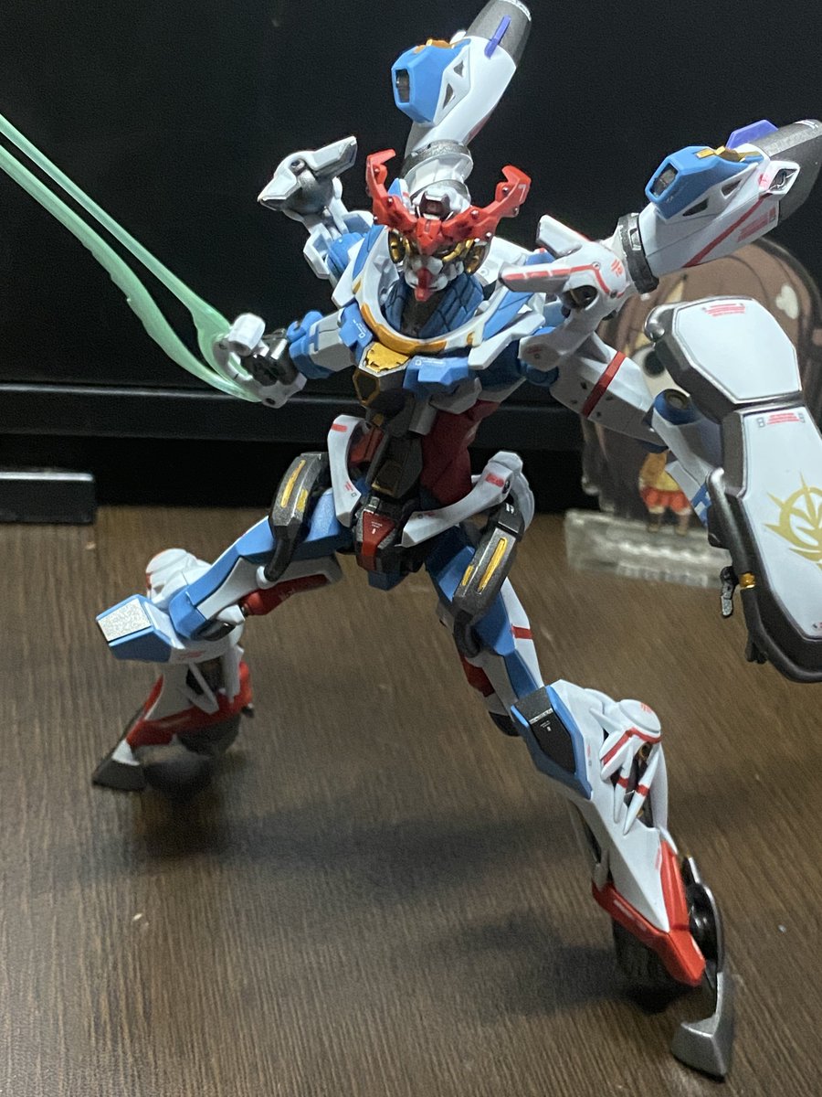 ment50's tweet image. 最終回前にガンダムクアックスを作る男…