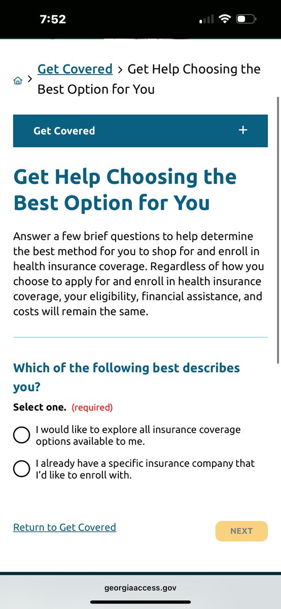 ColgaNavigator's tweet image. Answer a few brief questions to help determine the best method for you to shop for and enroll in health insurance coverage. Regardless of how you choose to apply for and enroll in health insurance coverage, your eligibility, financial assistance, and costs will remain the same.
